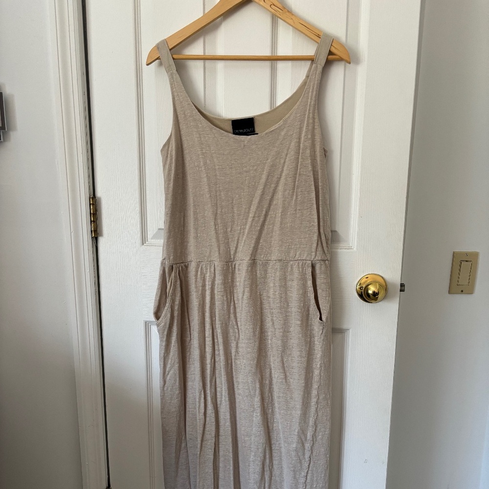 Cynthia Rowley beachy maxi dress with pockets